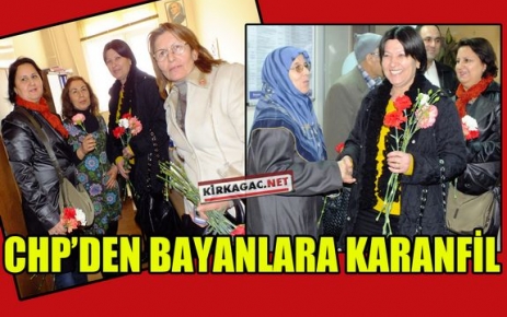 CHP'DEN BAYANLARA KARANFİL