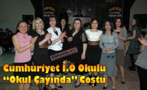 Cumhuriyet İ.Ö Okulu “Okul Çayında“ Coştu