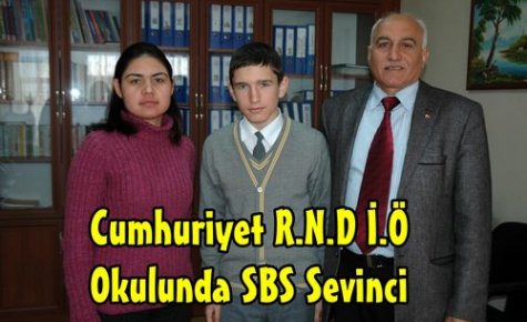 Cumhuriyet İ.Ö Okulunda “SBS“Sevinci