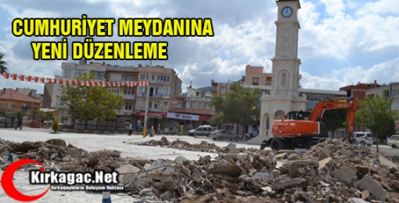 CUMHURİYET MEYDANINA YENİ DÜZENLEME