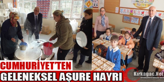 CUMHURİYET'TEN GELENEKSEL AŞURE HAYRI