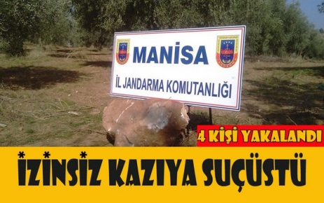 DEFİNECİLERE SUÇ ÜSTÜ