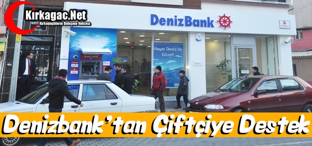 DENİZBANK'TAN ÇİFTÇİLERE DESTEK