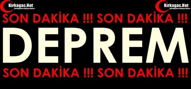 DEPREM…5.2 İLE SARSILDIK