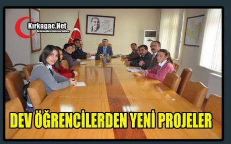 DEV ÖĞRENCİLERDEN YENİ PROJELER