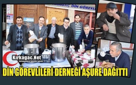 DİN GÖREVLİLERİ DERNEĞİ AŞURE DAĞITTI