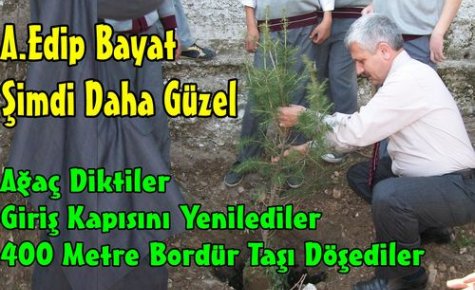 Edip Bayat İ.Ö Okulu Şimdi Daha Güzel