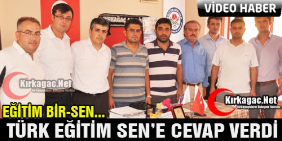 EĞİTİM BİR-SEN, TÜRK EĞİTİM-SEN’E CEVAP VERDİ (VİDEO)