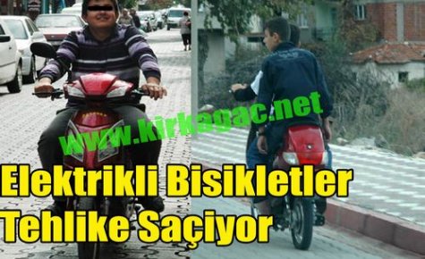 Elektrikli Bisikletler Tehlike Saçıyor