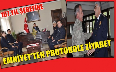 EMNİYET MÜDÜRLÜĞÜNDEN PROTOKOLE ZİYARET