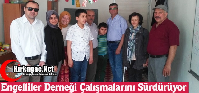 ENGELLİLER DERNEĞİ ÇALIŞMALARINI SÜRDÜRÜYOR