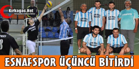 ESNAFSPOR ÜÇÜNCÜ BİTİRDİ