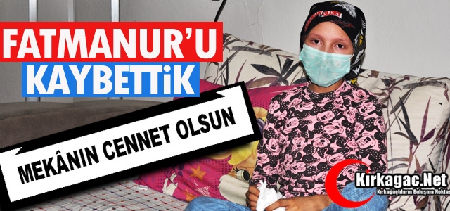 FATMANUR'U KAYBETTİK.. MEKANIN CENNET OLSUN