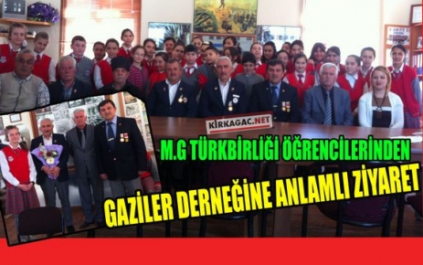 GAZİLER DERNEĞİNE ANLAMLI ZİYARET