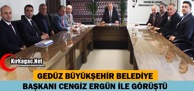 GEDÜZ, CENGİZ ERGÜN İLE GÖRÜŞTÜ