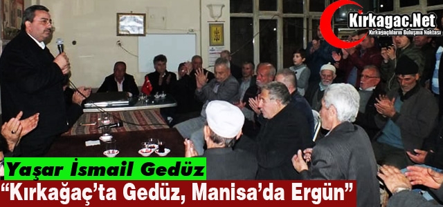 GEDÜZ “KAYADİBİ KARARINI VERMİŞ CUMHUR İTTİFAKI DEMİŞ”