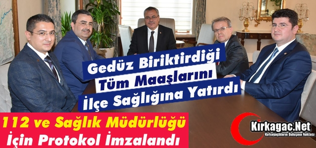 “GEDÜZ'DEN“ KIRKAĞAÇ'A 112 ve İLÇE SAĞLIK MÜDÜRLÜĞÜ BİNASI