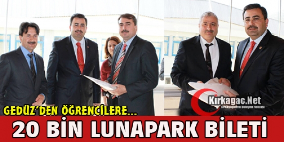 GEDÜZ'DEN ÖĞRENCİLERE 20 BİN BİLET