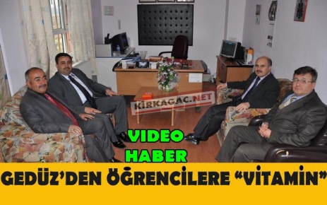 GEDÜZ'DEN ÖĞRENCİLERE “VİTAMİN“