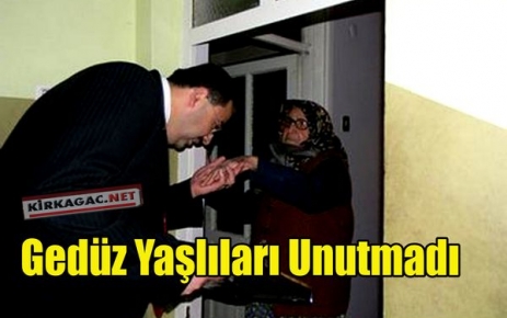 GEDÜZ'DEN YAŞLILARA BAYRAM ZİYARETİ