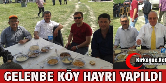 GELENBE KÖY HAYRI YAPILDI