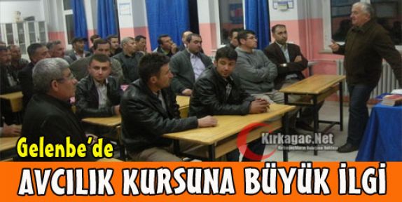 Gelenbe'de Avcılık Kursuna Büyük İlgi