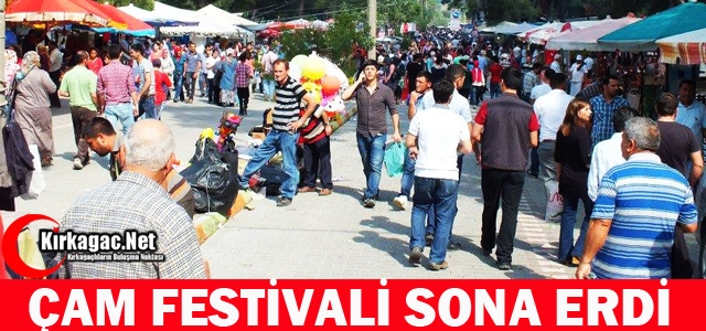 GELENEKSEL ÇAM FESTİVALİ SONA ERDİ