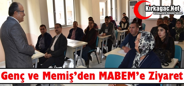 GENÇ ve MEMİŞ'TEN MABEM'E ZİYARET