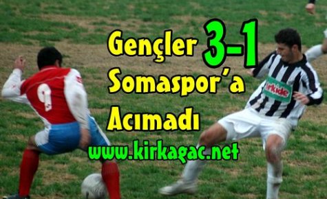 Gençlerimiz, Somaspor'a Acımadı 3-1