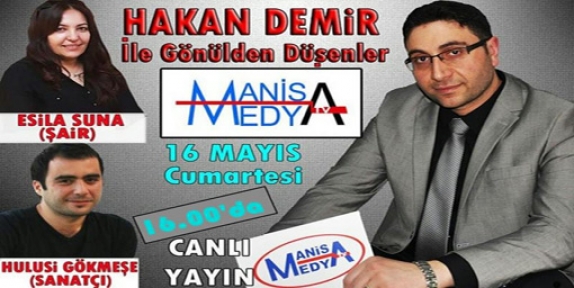 GÖNÜLDEN DÜŞENLER BUGÜN 16:00'DA MANİSA MEDYA TV'DE