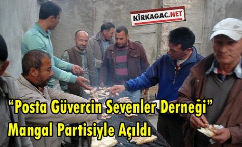 Güvercin Derneği Mangal Partisiyle Açıldı