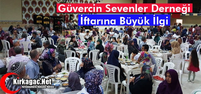 GÜVERCİN SEVENLER DERNEĞİ İFTARINA BÜYÜK İLGİ