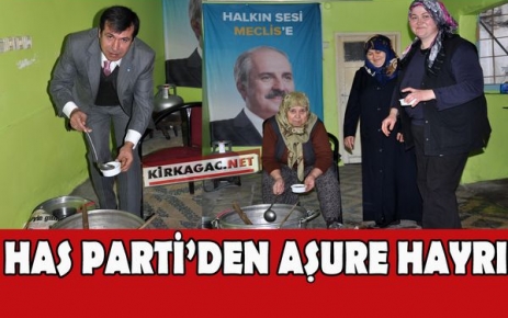 HAS PARTİ'DEN AŞURE HAYRI