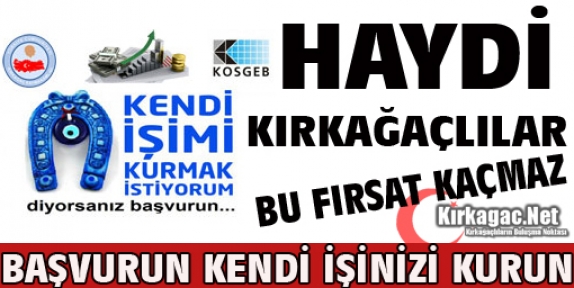 HAYDİ KIRKAĞAÇLILAR BU FIRSAT KAÇMAZ