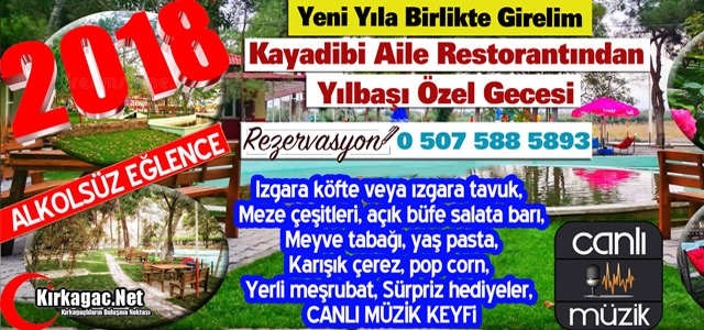 HAYDİ KIRKAĞAÇLILAR YILBAŞI ÖZEL GECESİNE... 