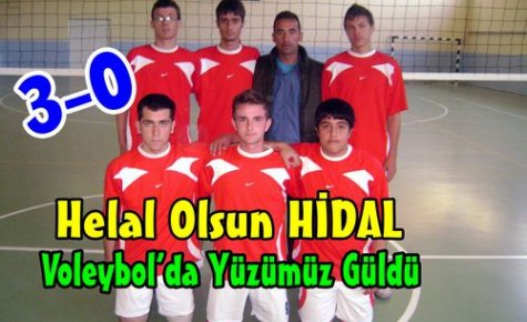 HİDAL Voleybol'da Yüzleri Güldürdü