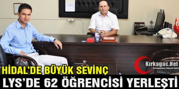 HİDAL’DE BÜYÜK SEVİNÇ