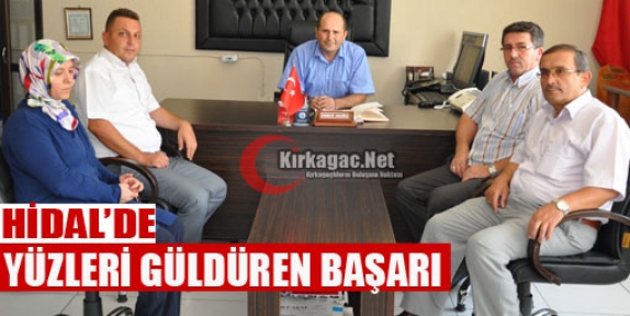 HİDAL'DE YÜZLERİ GÜLDÜREN BAŞARI