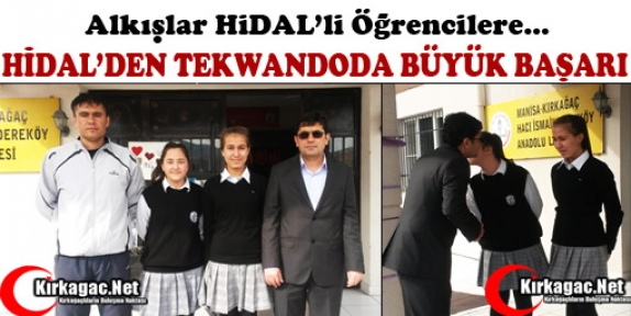 HİDAL’DEN TEKWANDO’DA BÜYÜK BAŞARI