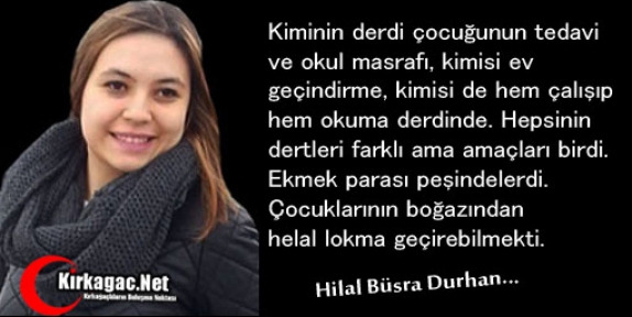 HİLAL BÜŞRA DURHAN “YÜZ KARASI“