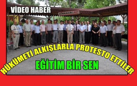 HÜKÜMETİ ALKIŞLARLA PROTESTO ETTİLER(VİDEO)