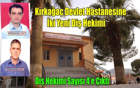 İki Yeni Diş Hekimi Göreve Başladı