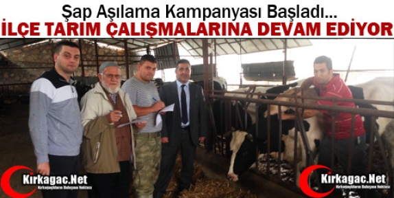 İLÇE TARIM ÇALIŞMALARINA HIZ KESMEDEN DEVAM EDİYOR