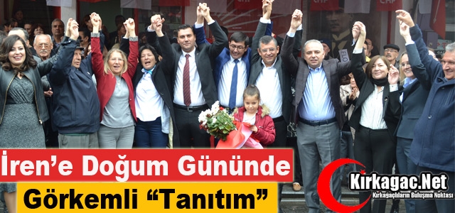 İREN’E DOĞUM GÜNÜNDE GÖRKEMLİ “TANITIM”