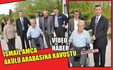 İSMAİL AMCA AKÜLÜ ARABASINA KAVUŞTU(VİDEO)