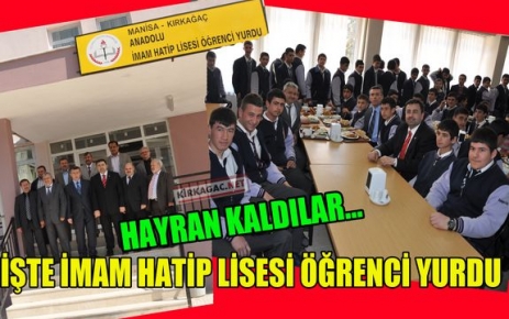 İŞTE İMAM HATİP LİSESİ ÖĞRENCİ YURDU