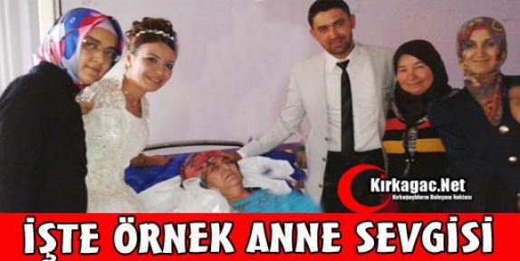 İŞTE ÖRNEK ANNE SEVGİSİ