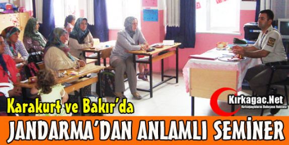 JANDARMA’DAN AİLE İÇİ ŞİDDET SEMİNERİ