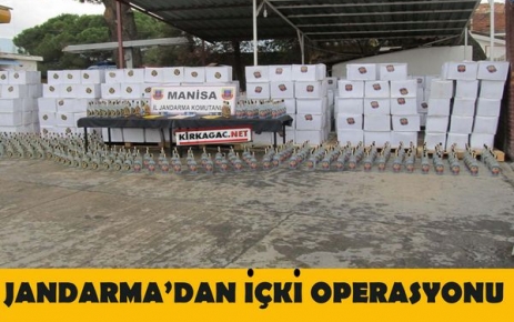 JANDARMA'DAN KAÇAK İÇKİ OPERASYONU