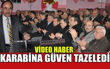 KARABİNA GÜVEN TAZELEDİ(VİDEO)